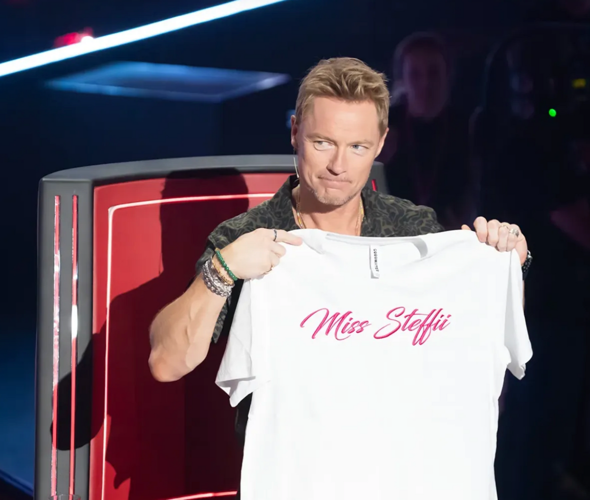 As seen on TV on The Voice!!! Miss Steffii merch t-shirt