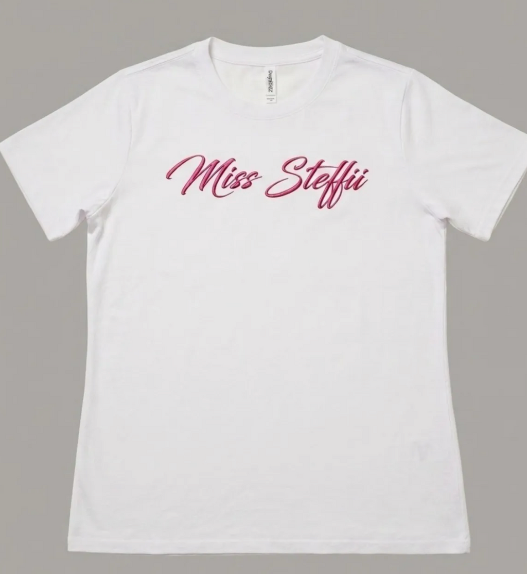 As seen on TV on The Voice!!! Miss Steffii merch t-shirt