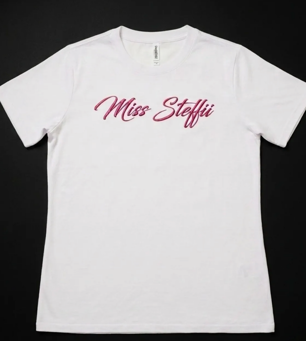 As seen on TV on The Voice!!! Miss Steffii merch t-shirt