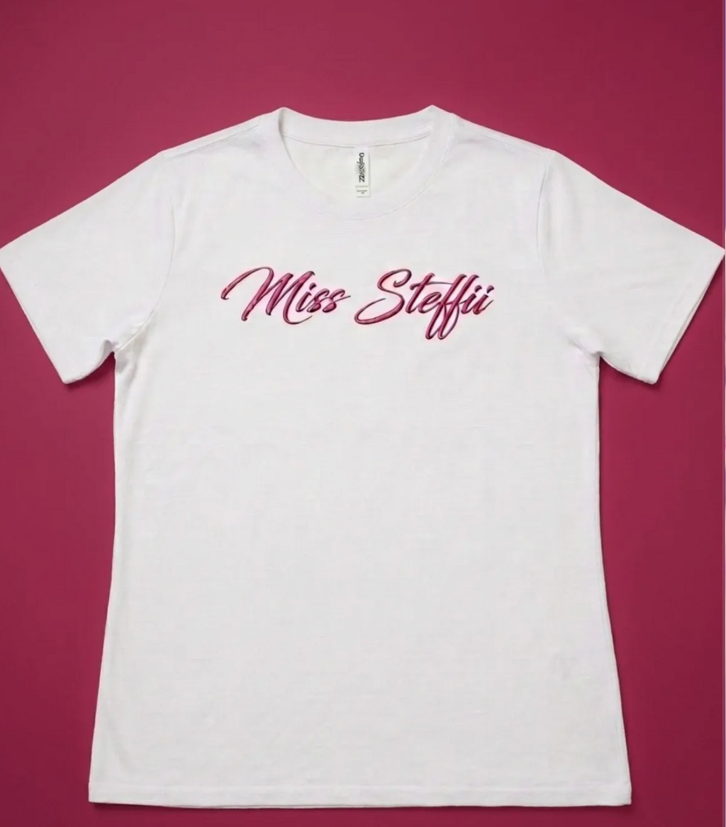 As seen on TV on The Voice!!! Miss Steffii merch t-shirt