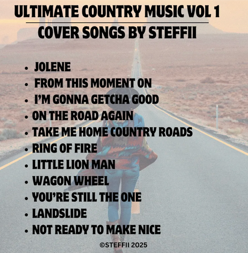 Track list for Ultimate Country Music Vol 1 by Steffii